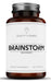 Clear brown bottle of Quality Vitamins Brainstorm Nootropic.