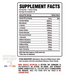 Supplement facts for M2 Pre-Workout, detailing ingredients and dosages for performance enhancement.