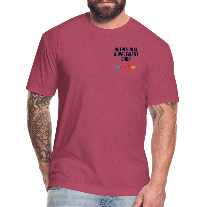 NSS Athletic Fit T-Shirt - heather burgundy