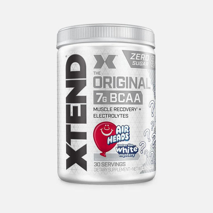 405g jar of xtend airhead white mystery flavor