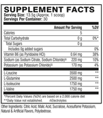 xtend airhead bcaa ingredient panel