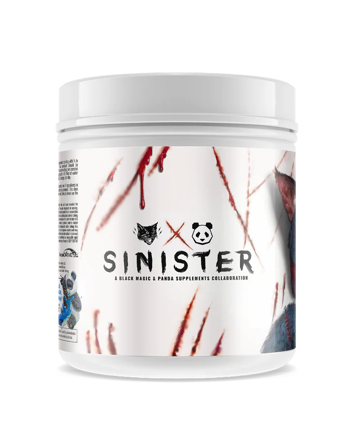 Blue Shark Gummy Flavor of Sinister pre workout