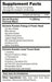 Supplement facts label for Badass Labz The Power Russian Pre-Workout, detailing the Extreme Russian Energy & Power Stack and Extreme Russian Laser Focus Stack ingredients.