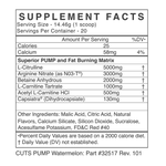 Blackmarket Cuts Pump: Stim Free Thermogenic Pre Workout - Supplement Shop