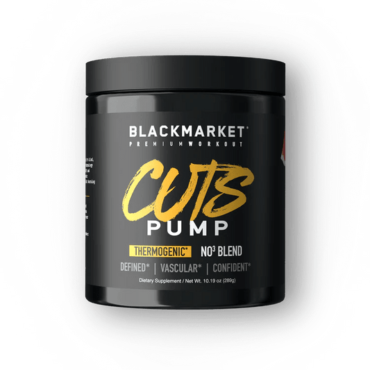 Blackmarket Cuts Pump: Stim Free Thermogenic Pre Workout - Supplement Shop