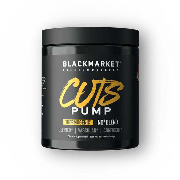 Blackmarket Cuts Pump: Stim Free Thermogenic Pre Workout - Supplement Shop