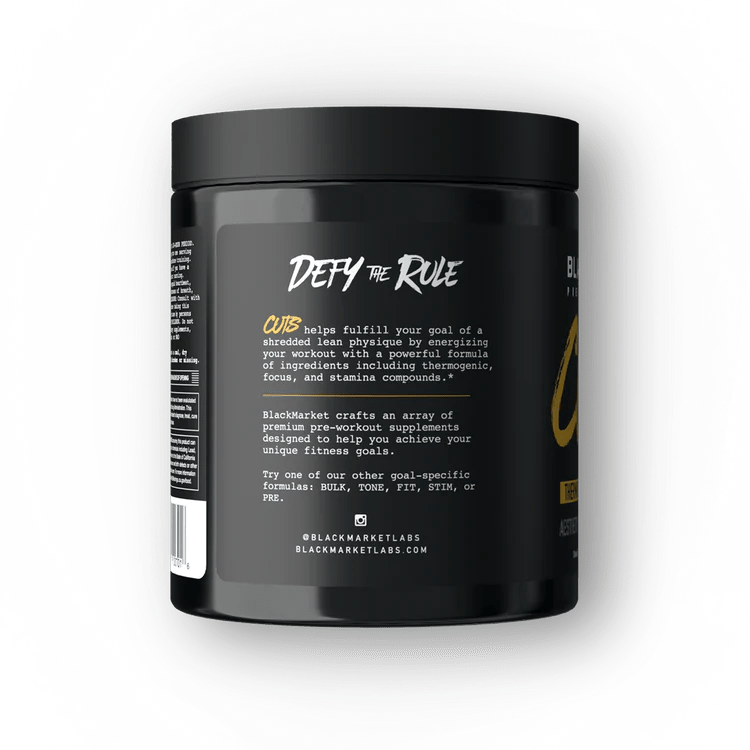 Blackmarket Cuts: The Ultimate Thermogenic Pre-Workout Guide - Supplement Shop