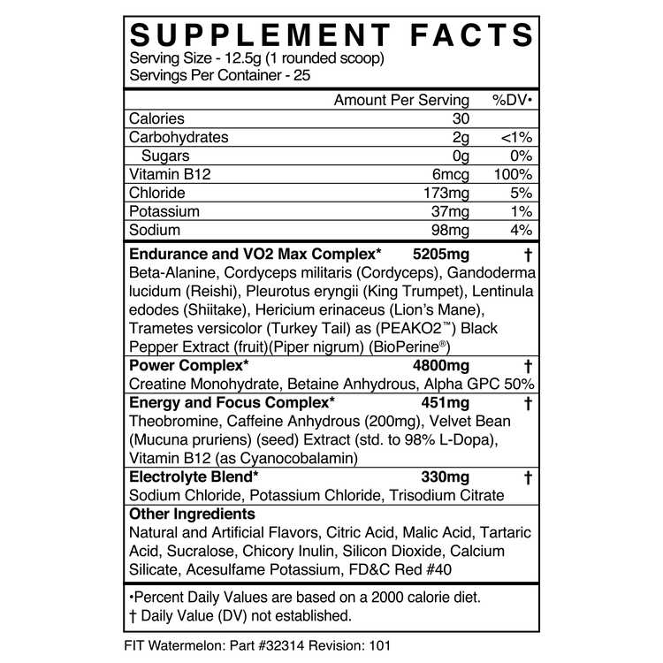 Blackmarket Labs: Fit Pre-Workout | 312.5g - Supplement Shop