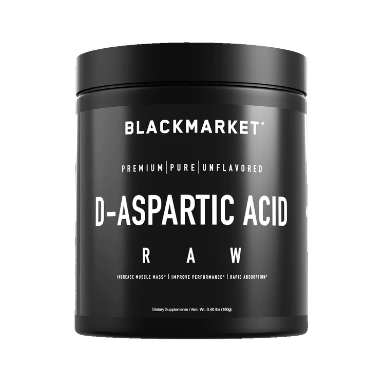 Blackmarket: Raw D-Aspartic Acid | 180g - Supplement Shop