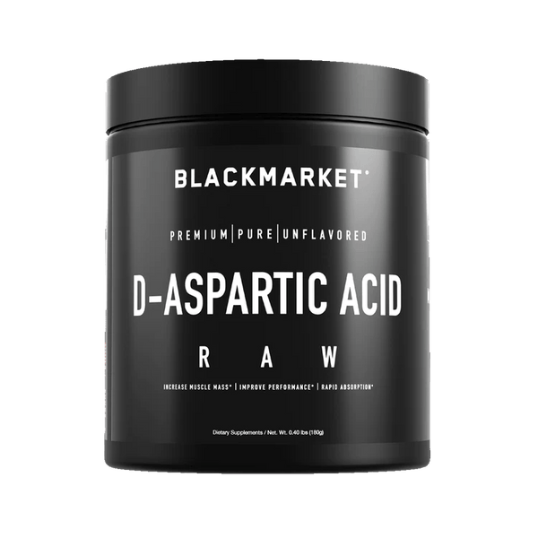 Blackmarket: Raw D-Aspartic Acid | 180g - Supplement Shop