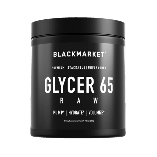 Blackmarket: Raw Glycerol 65 Powder | 200g - Supplement Shop