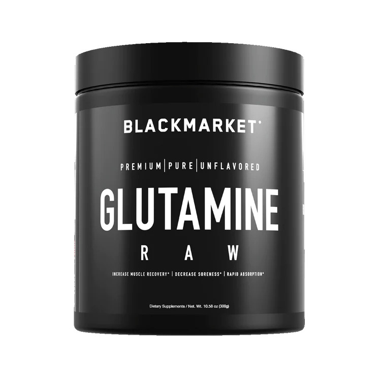 Blackmarket: Raw L-Glutamine | 300g - Supplement Shop