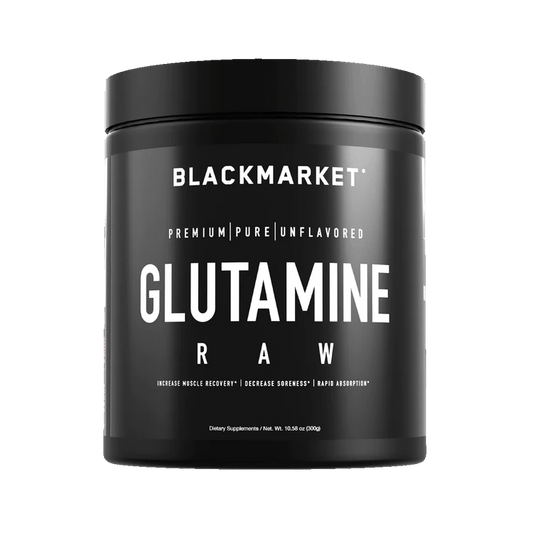 Blackmarket: Raw L-Glutamine | 300g - Supplement Shop