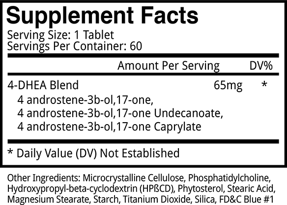Supplement Facts Label of Blackstone Labs Brutal 4ce - Supplement Shop