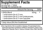 Supplement Facts Label of Blackstone Labs: Chosen1 | 1-Andro - Supplement Shop.