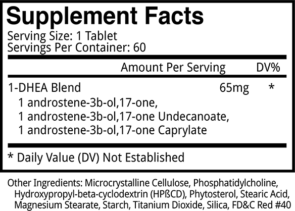 Supplement Facts Label of Blackstone Labs: Chosen1 | 1-Andro - Supplement Shop.