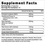 Supplement Facts label of Blackstone Labs Gear Support - Supplement Shop.