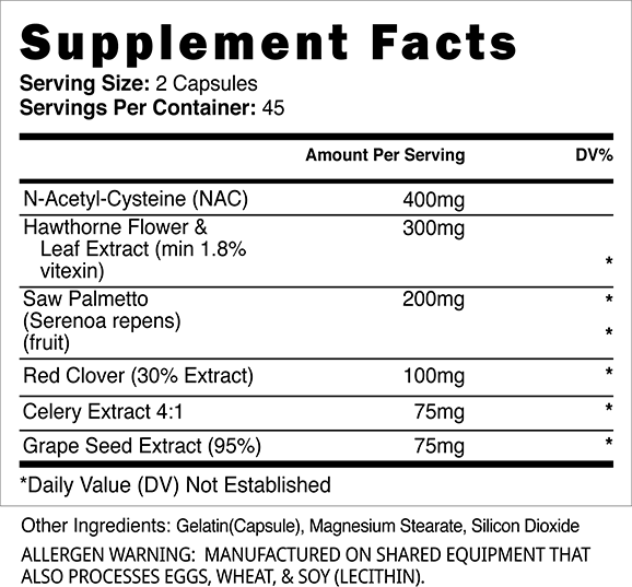 Supplement Facts label of Blackstone Labs Gear Support - Supplement Shop.