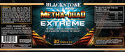 Full view of Blackstone Labs: Metha-Quad Extreme | 4 Prohormone Stack - Supplement Shop label. 