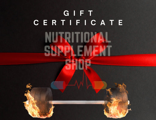 Bodybuilding Gift Card - Supplement Shop