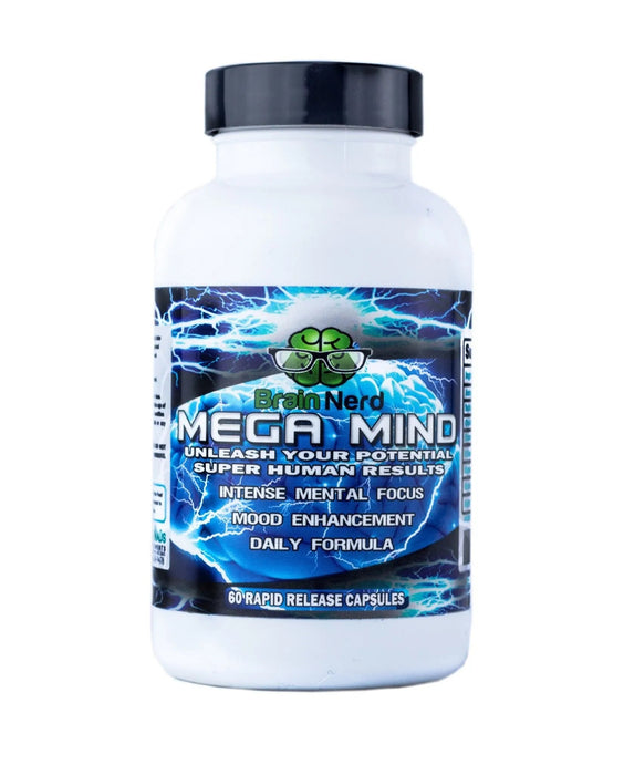 Brain Nerd: Mega Mind Nootropic | Aniracetam - Supplement Shop