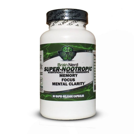 Brain Nerd: Super-Nootropic | Extra Strength - Supplement Shop