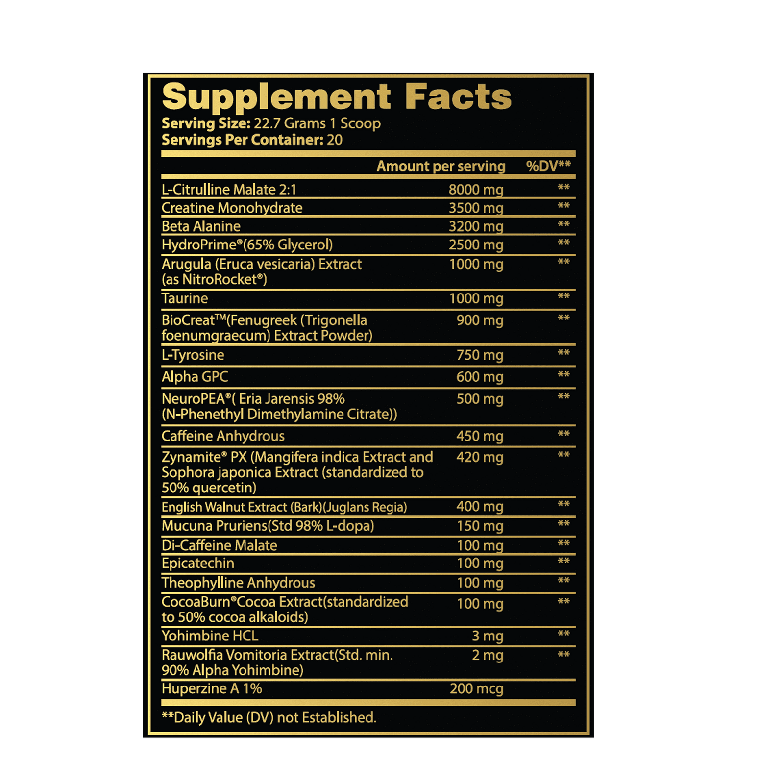 Cannibal Ferox Amped Stim Pre Workout is Here - Supplement Shop