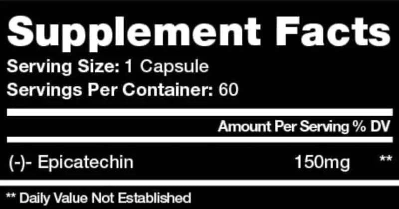 Chaos and Pain: Chemical E | 150mg of Epicatechin