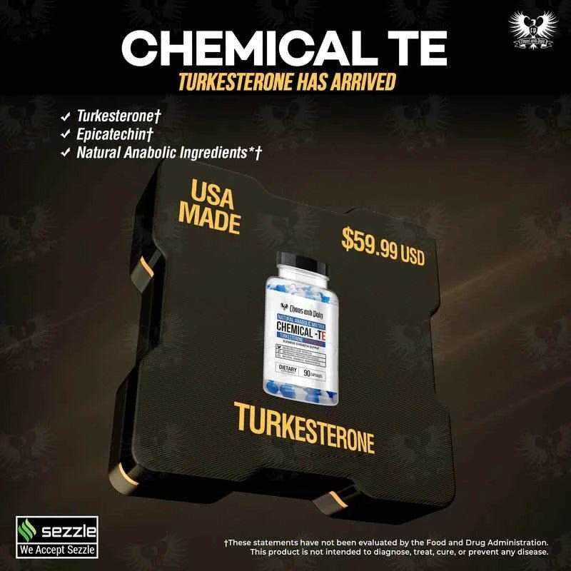 Chaos and Pain: Chemical -TE | Turkesterone and Epicatechin Stack - Clearance