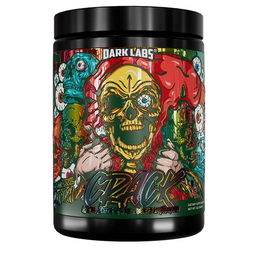 One kilogram container of Dark Labs Crack Original Formula pre-workout supplement