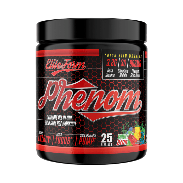 Elite Form Nutrition: Phenom | Pre-Workout - Supplement Shop