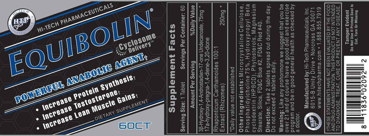 Equibolin | Hi-Tech Pharmaceuticals | Dietary Supplements