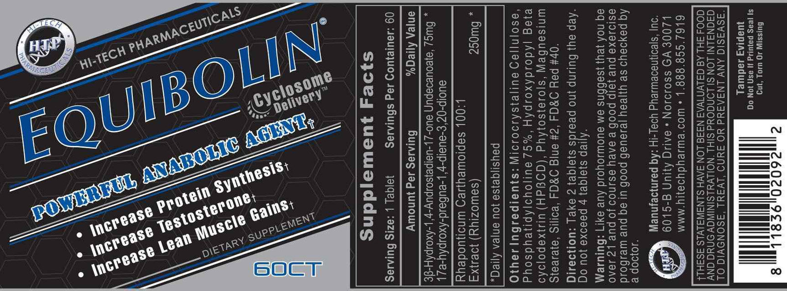 Equibolin | Hi-Tech Pharmaceuticals | Dietary Supplements