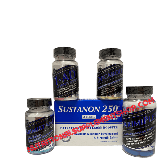 Get Mass Stack: 1-Andro / 4-Andro / 19-Nor Andro / Arimistane / Arimiplex - Supplement Shop