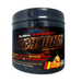 A container of Global Supremacy Firestorm pre-workout in citrus punch flavor, marketed for extreme energy and performance.