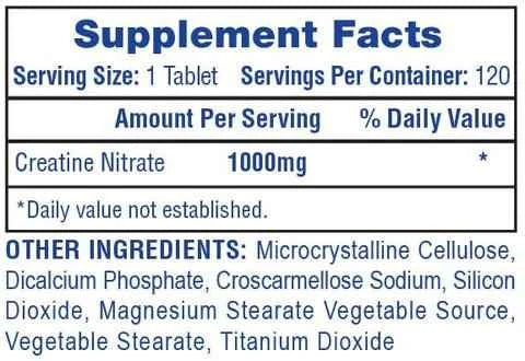 Hi-Tech Pharmaceuticals Creatine Nitrate:  1000mg Tablets