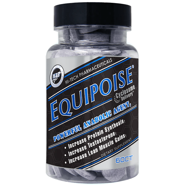 Clear bottle with black top of Hi-Tech Pharmaceuticals: Equipoise | Boldenone Prohormone - Supplement Shop