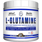 White Jug of Hi-Tech Pharmaceuticals: L-Glutamine 400g | 99.5% Pure - Supplement Shop