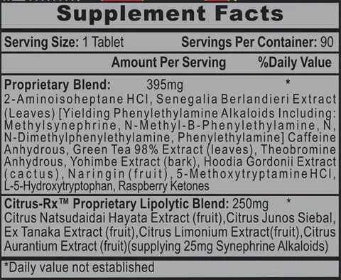 Hi Tech Pharmaceuticals Lipodrene Xtreme | 395mg
