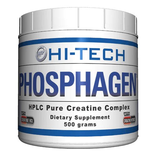 White Jug of Hi-Tech Pharmaceuticals: Phosphagen | Creatine Matrix - Supplement Shop.