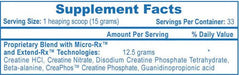Supplement Fact Label of Hi-Tech Pharmaceuticals: Phosphagen | Creatine Matrix - Supplement Shop