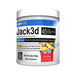 Jack3d pre-workout supplement in blueberry flavor with 45 servings per container