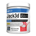 Flavors variety of Jack3d pre-workout including raspberry, strawberry, and vanilla