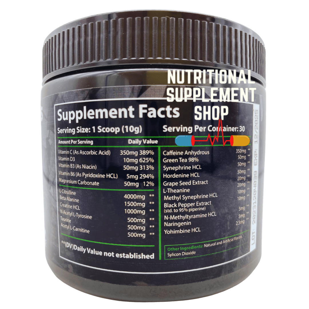 KJ Labs Smash AMF Pre Workout: Unleash Your Inner Power - Supplement Shop