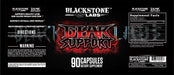 Blackstone Labs Gear Support Label