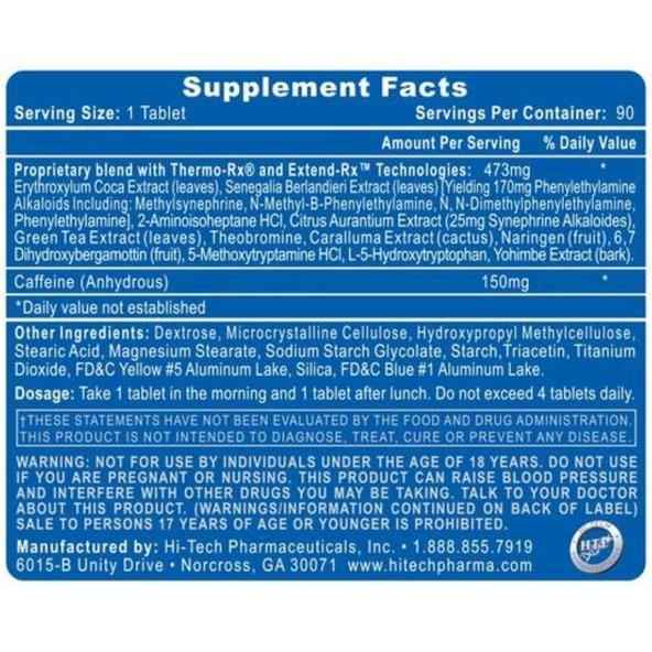 Hi-Tech Pharmaceuticals - Lipodrene Elite (90 Tablets)