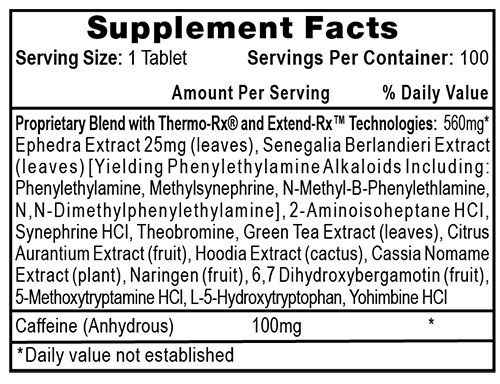 Hi Tech Pharmaceuticals - Lipodrene - 100 Tablets