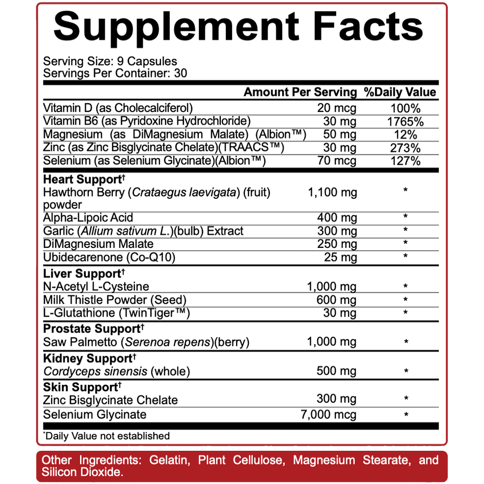 Liver & Organ Defender - 5% Nutrition by Rich Piana (270 Capsules) - Supplement Shop