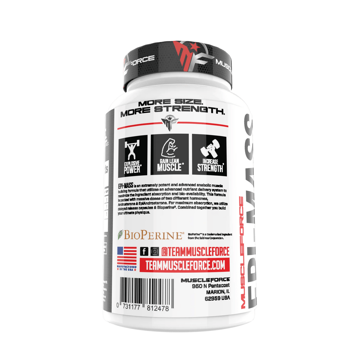 Muscle Force: EPI-Mass | Muscle Mass Prohormone - Supplement Shop