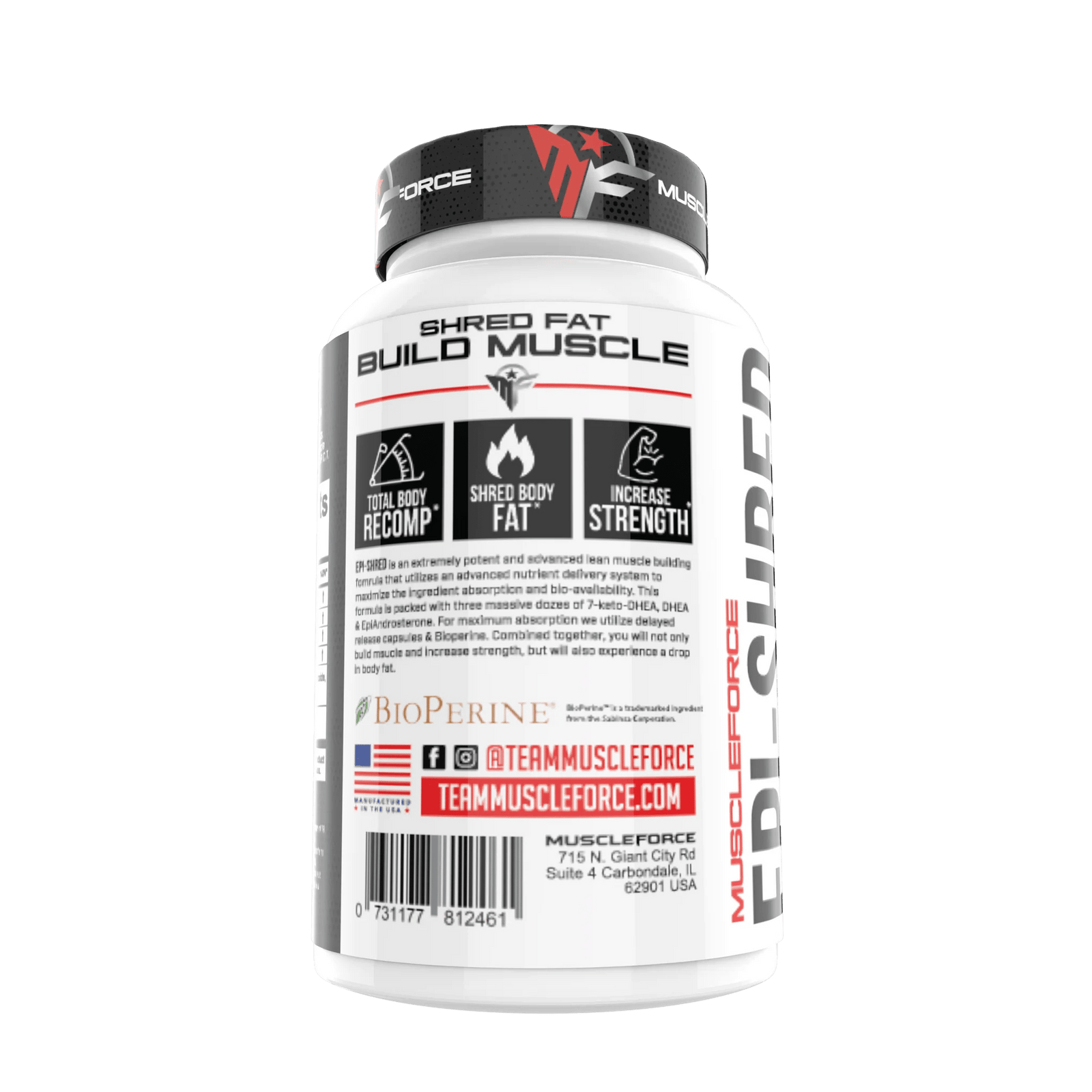 Muscle Force: EPI-SHRED | Cutting Prohormone - Supplement Shop